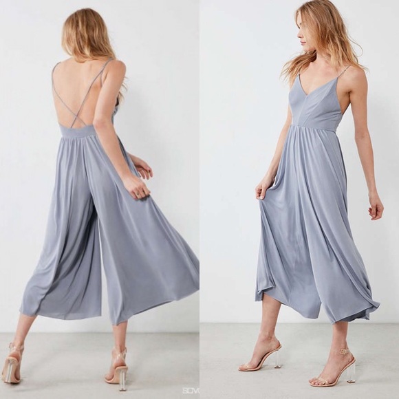 Urban Outfitters Pants - UO Silence + Noise Mollly Cupro Culotte Jumpsuit